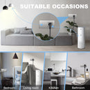 BSEED 1/2/3fach Touch-Schalter 1-Wege Wandschalter EU-Steckdose mit USB Type-C Schnittstellen Glasplatte Blaue Hintergrundbeleuchtung