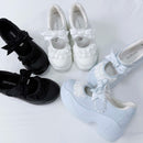Spring Rilei Gururu Original Sweet Girl Single Shoes Shallow Mouth Spring/summer Lolita Girl Lace Bow Sports Shoes