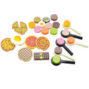 City Food Hamburger Fries Accessories Friends MOC Building Blocks Drinks Fruit Vegetable Bread Fish Bottle Parts MOC Brick Leduo