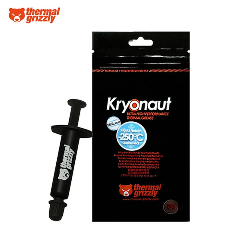 Thermal Grizzly Kryonaut Extreme KE Thermal Paste for CPU/GPU Cooler Large Capacity Compound Cooling Silicone Grease 1g/5.5g/11g