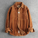 The Corduroy Archive | Men's Cotton Corduroy Long-Sleeve Overshirt