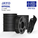 JAYO PLA PLA PLUS ABS PETG SILK Filament 1.75MM 10 Rolls / Set Refills Non-toxic PLA Meta 3D Printer Filament DIY Gift
