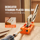 SucceBuy 56 Pcs Pocket Hole Jig Mini Jig Pocket Hole System with 9" C-clamp Step Drill Wrench Drill Stop Ring Square Drive Bit