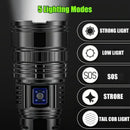 The Night Herald | 800 Lumen Type-C Rechargeable Tactical Flashlight