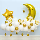 56pcs Moon Star Balloon Garland Arch Set Kids Birthday Party Decorating Room Decoration Ramadan Muslim Diy Party Balloons