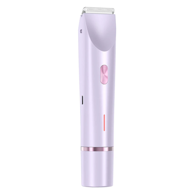 Women Hair Removal Razor Electric Epilator Portable Painless Pubic Legs Body Hair Trimmer for Ladies Bikini Underarms Legs Hair