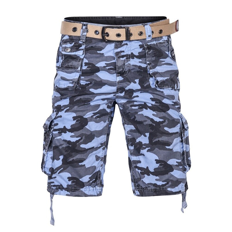 Cargo Shorts Men 2023 Summer Breeches Pocket Army Camo Bermuda Male Knee Length Men's Cotton Military Clothing Camouflage Shorts