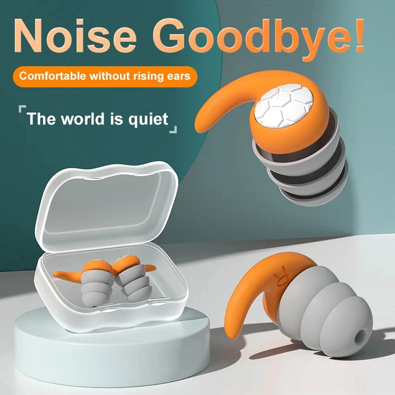 1Pair Sleeping Ear Plugs Noise Reduction Tapones Oido Ruido Soft Oordopjes Earplug Waterproof Tapones Para Dormir Earplugs