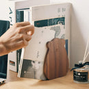 1 Stück Buchstützen aus Walnussholz, L-förmiger Schreibtisch-Organizer, Desktop-Buchhalter, Schul-Schreibwaren, Büro-Zubehör, Buchständer aus Naturholz