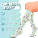 6 PAIRS Compression Socks Flowers Animal Fruit for Men Women Running Nurse Socks Nurses Sport Ladies Lady Womens Running