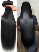 The Crown Vault | Bone Straight Human Hair Bundles, 30 to 40 Inch