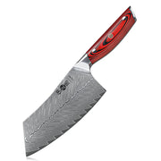 The Kireha | 7-Inch Damascus Steel Kiritsuke Cleaver