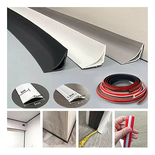 The Edge Architect | Self-Adhesive Wall Corner Skirting Line Molding