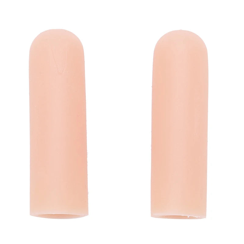 Silicone Finger Protector Sleeve Cover Anti-cut Heat Resistant Finger Sleeves Great Cooking Kitchen Tools