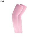 2PC Anti-sunburn Arm Sleeves Exposed Thumb Warmers Sports Sleeve Sunscreen Hand Cover Cooling Warmer for Running Fishing Cycling