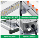 120W Led Full Spectrum Grow Light LM281B Growing Lamp with UV&IR Work Mode for Greenhouse Grow box Flowers  Veg Seedling