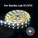 Light For Bambu lab p1p p1s X1C LED Lights Strip LED Light Kit 5V 150cm IP44 Lighting Lamp Super bright For Bamboo Lab