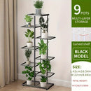 Pflanzenständer Ständer für Blumen Eisen 6/7/8 Ebenen Pflanzenregal Pflanzenorganizer Aufbewahrung Pflanzenhalter Display-Ständer Gartendekoration