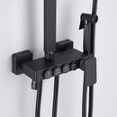 OXG Brass Bathroom Shower Mixer Faucet Shower Faucets Shower System Rainfall Shower Set Shower Spray For Bathroom Black/Chrome