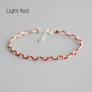 La Monada 16+2cm 14K Gold Filigree Line 925 Sterling Silver Rope Bracelets Thread Line String Jewelry Bracelets For Women Girls