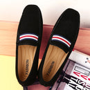 Suede Leather Men Shoes Casual Formal Man Loafers Handmade Moccasins Italian Breathable Slip on Male Boat Shoes Walking Footwear