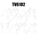 TV6102 Action Figures Movie accessories Building Blocks Bricks toys TV8009 TV8010 TV8011 TV8012 TV8013 TV8014 TV8015 TV8016