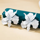 A Pair of Women's Earrings, Exaggerated Stereo Flowers, Earrings and Jewelry Available in Various Colors, Suitable for Daily Wear and Gift Giving
