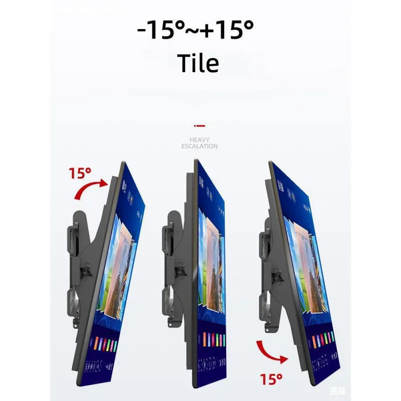 TV Wall Mount, Low Profile for Most 32-65" TV, Tilted Wall Mount Universal TV Brackets Max VESA 400 x 400mm, Weight up to 100lbs