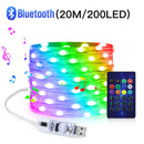 WS2812B Bluetooth USB Music Dream Color Light 5V RGBIC LED String 5/10/20m Christmas Birthday Party Garland Decor Fairy Lights