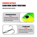 1Pcs Rotating Metal VIB Vibration Bait Spinner Spoon Fishing Lures 4.8cm 8.5g Jigs Trout Winter Fishing Hard Baits Pesca