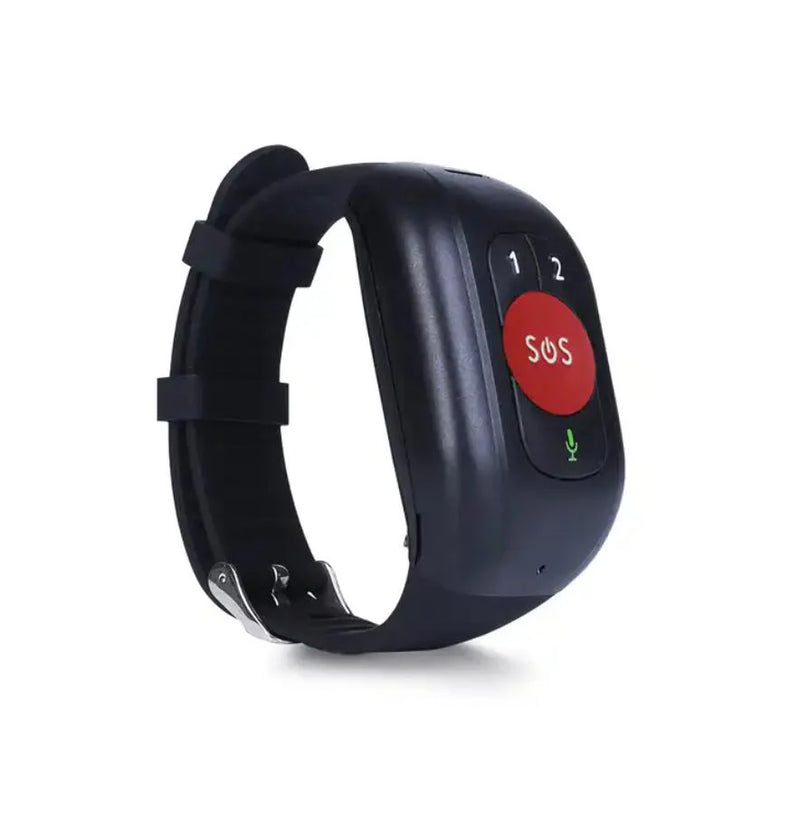 4G GPS Tracker Bracelet SOS Call Temperature Sensor Heart Rate Blood Pressure Monitoring Elderly Adult Watch