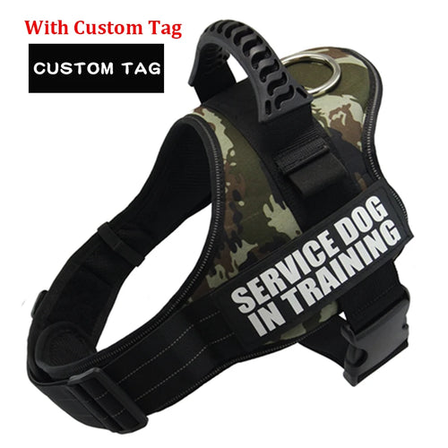 Nylon K9 Personalized Dog harness Reflective Adjustable Harness for Small Medium Large Dogs No Pull Dog Harness for Dropshipping