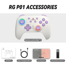 ANBERNIC RG P01 Gamepad Wireless Gaming Controller Hall Trigger Joystick Macro Key RGB Breathing Light For Switch PC Android IOS