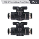 3/8" 9/12mm Misting Cooling System 0.6mm Nozzles Fine Atomizer PE Tubing Filter Self-priming Pump Garden Irrigation Watering Kit