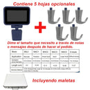 3.5″ High Resolutin Touch Screen Digital Video Laryngoscope, 6 Size Reusable Sterilizable Blades for Choice, Free Metal Suitcase