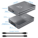 2-in-1 CFexpress Type A &SD Card Reader CF Express Card Reader Type A Adapter USB 3.2 10Gbps Portable CF Express Reader for SLR