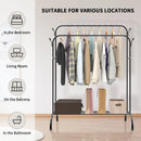 Double-track, double-rod storage rack, coat hanger, garment rack, display rack, shoe rack, clothes rail, adjustable height