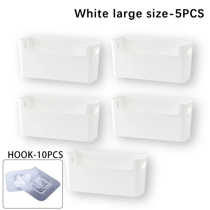 Cabinet Door Organiser Multifunctional Desktop Storage Box No Punch Wall Organiser Underwear Sock Organiser Home Storage Shelf