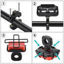 Universal Bicycle Speaker Mount Anti-slip Fixed Holder Portable Speaker Mount for JBL GO 4/GO 3/GO 2 BT Wireless Speaker