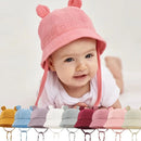 Summer Baby Hats Newborn Bucket Sunhat Kids Muslin Panama Cap Boys Girls Sun Hat Infant Caps Easter Hats For Toddler 3-12 Months