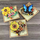 New Year Decorations 3D Picture Frame Building Blocks Flowers Mini Bricks DIY Girls Toys Wedding Gifts