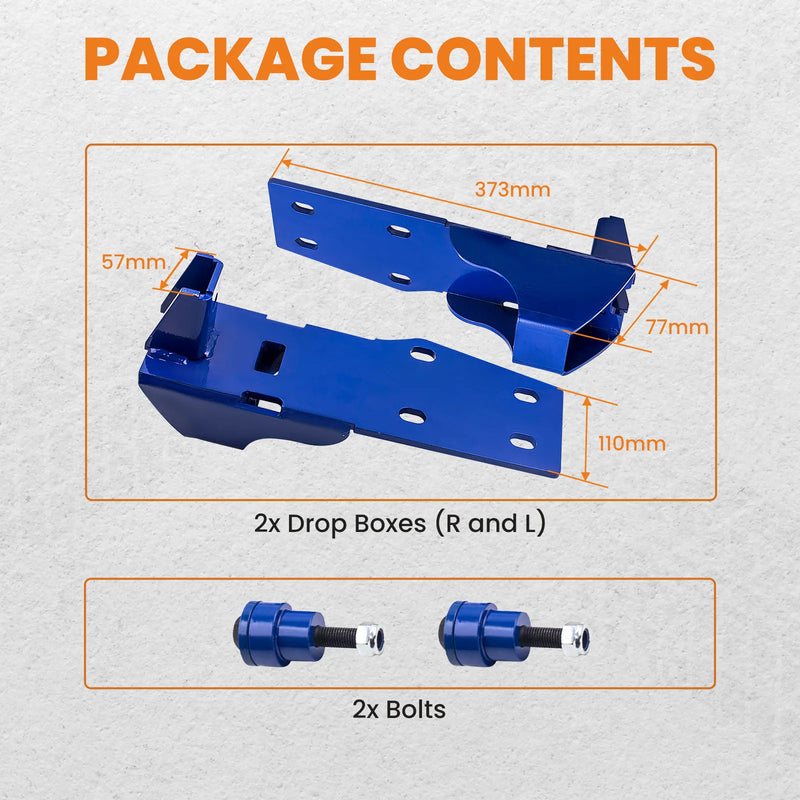 SUSPENSION LIFT KIT DROP BOXES DROP BOX 3" - 5" INCH For NISSAN PATROL GQ GU 4WD
