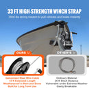 SucceBuy Hand Winch Heavy Duty Rope Crank with 33 ft Steel Wire Cable and Two-Way Ratchet for Trailer Boat or ATV Towing