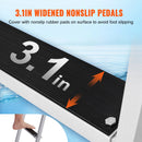 SucceBuy 3/4/5 Steps Removable Dock Ladder 350/500Lbs Load Pontoon Boat Ladder with Rubber Mat for Lake, Marine Boarding, Pool