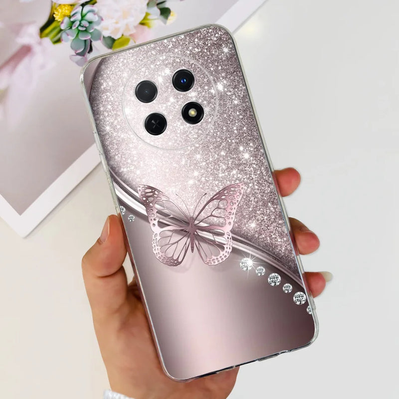 For Cover Huawei Nova Y91 Phone Case STG-LX1 STG-LX2 Silicone Transparent Capa Soft Coque For Huawei Nova Y91 Y 91 NovaY91 Funda