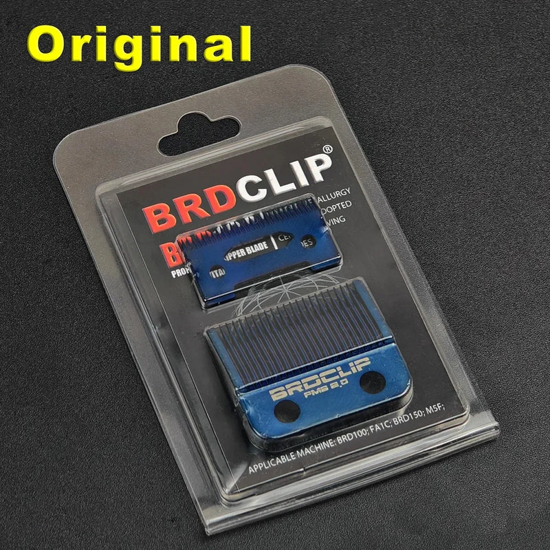 BRDCLIP Blue Blade Original Replaceable Cutter Head for 2020C Madeshow M10 M5 Hair Clipper Titanium Plated Ceramics Blade