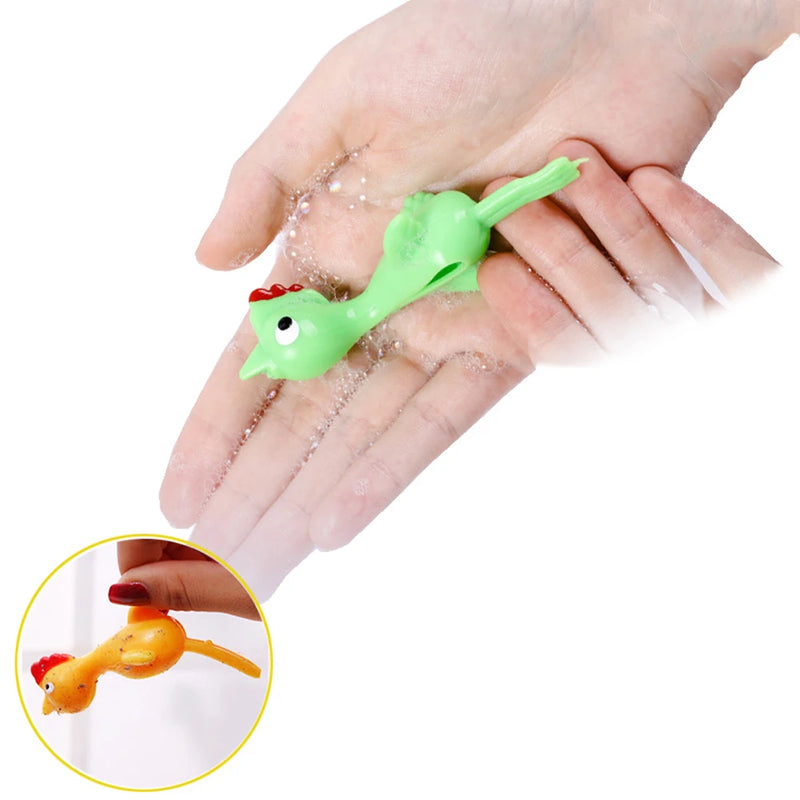 15Pcs Fun Finger Ejector Chicken Toys Boys Girls Birthday Party Favor Easter Christmas Carnival Party Favor Prize Pinata Filler