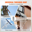 SucceBuy Manual Pole Saw Extendable Tree Pruner  Steel Blade for High Branches Trimming with Lightweight Aluminum Alloy Handle
