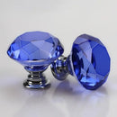 30mm Diamond Shape Design Crystal Glass Knobs Cupboard Pulls Drawer Knobs Kitchen Cabinet Handles Furniture Handle Hardware