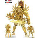 Skibidi Toilet Clock Man Building Blocks Toys Cameraman Speakerman Monitor Titan Tv Man Juguetes Brick Model Toys Gift For Kids